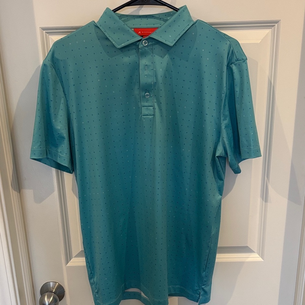 Men's Teal Short-Sleeve Polo Shirt